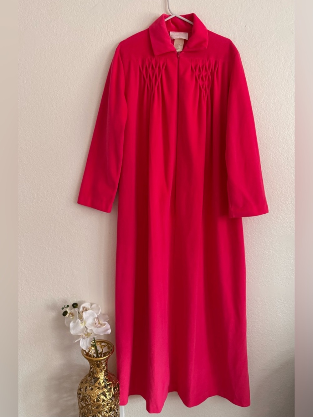 Sears Fuchsia Maxi Dress with Collar